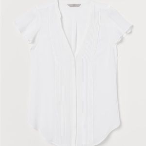 White blouse h& m new with tag